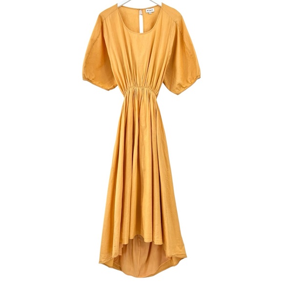 chinese dress ladies Off-White Maritime Magic LENZING ECOVERO Euroflax Maxi Vestido  FARM Rio